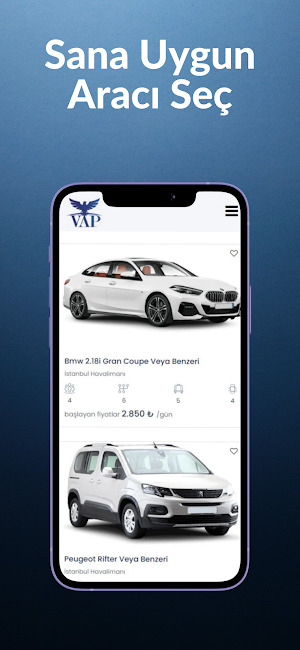 Vap Rentacar Screenshot 1