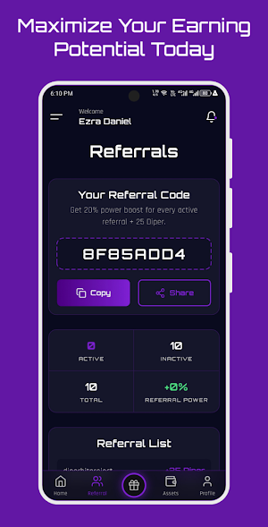 DiperBit - Digital Mining Hub Screenshot 1