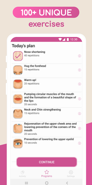 Face Yoga: Facial Exercises for Women Screenshot 3