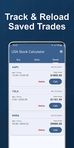 USA Stock Calculator Screenshot 2