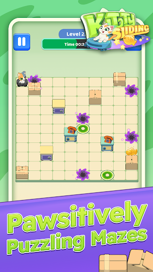 Kitty Sliding: Cat Puzzle Screenshot 1