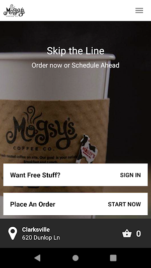 Mugsy's Coffee Company Screenshot 1