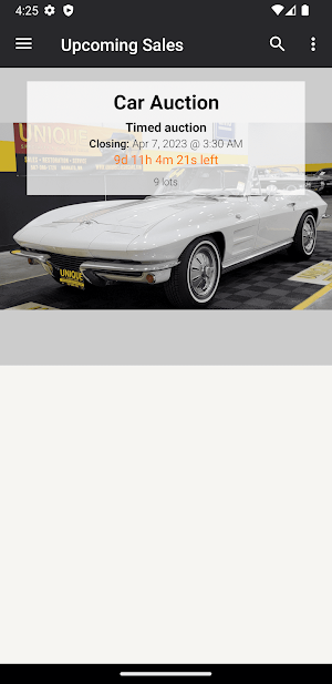 Unique Classic Car Auctions Screenshot 0