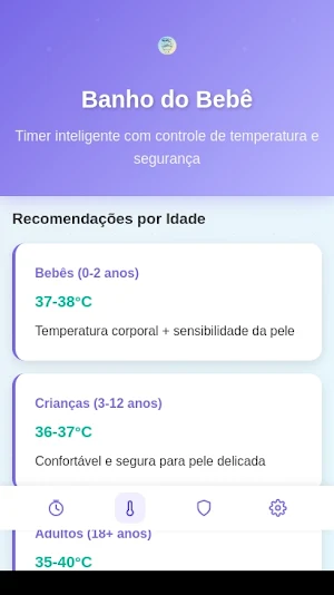 Cronômetro de Banho do Bebê Screenshot 0