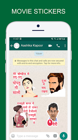 Hindi Movies Stickers For Whatsapp Screenshot 0