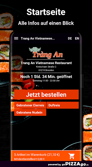 Trang An Vietnamese Dresden Screenshot 1