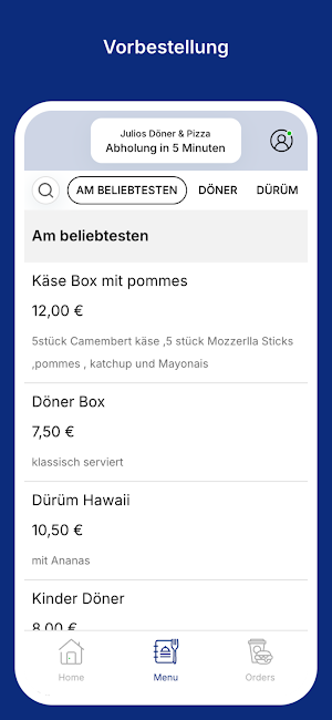 Julios Döner & Pizza Screenshot 1