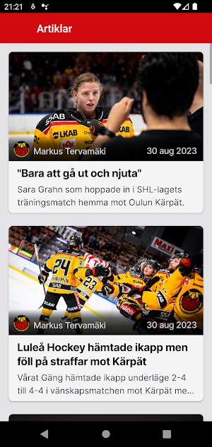 Luleå Hockey Screenshot 3