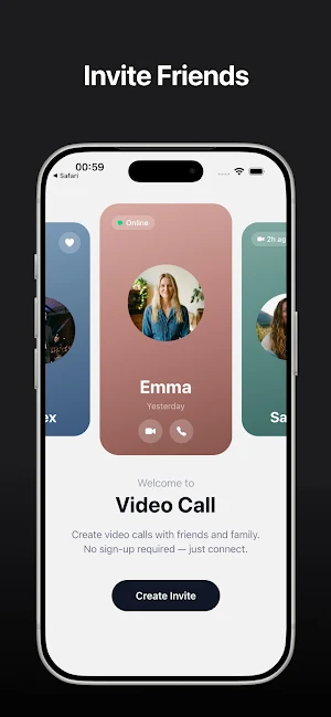 Video Call: Invites Screenshot 1