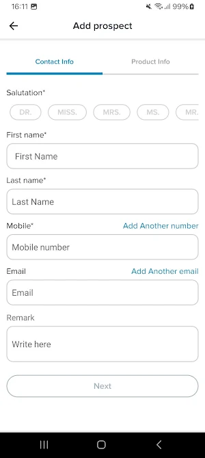 DTC Channel Partner Screenshot 1