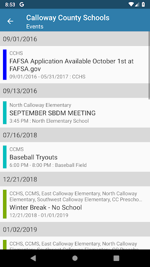 Calloway County Schools Screenshot 2