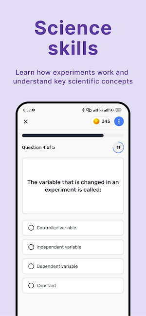 Science Quiz: MCQ & Exam Prep Screenshot 3