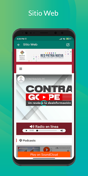 Radio Red Patria Nueva Bolivia Screenshot 3