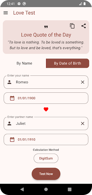 Love Calculator :  Love Tester Screenshot 2