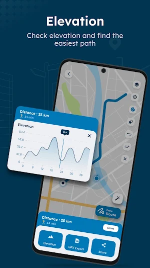 Draw Route On Map & Navigation Screenshot 2