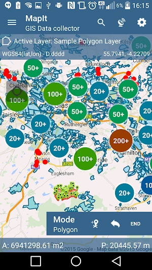 Mapit GIS - Map Data Collector & Measurements Screenshot 0
