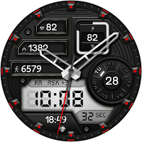 Hybrid METOBAR WS01 Watch face