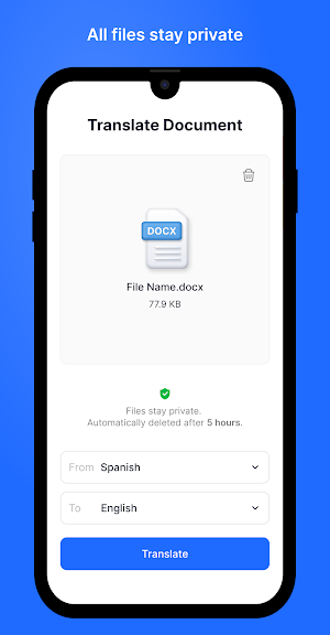 DeftPDF Document Translator Screenshot 2