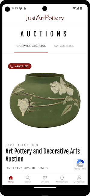 Just Art Pottery Auctions Screenshot 0