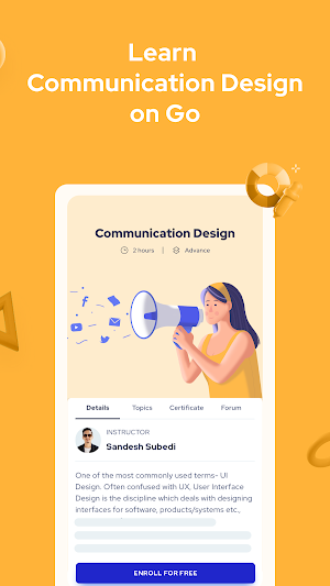 Learn Communication Design - ProApp Screenshot 1