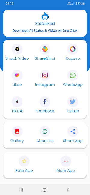 StatusPad - Status & Video dow Screenshot 0