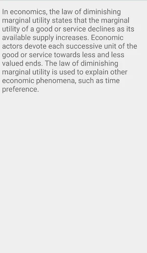 Diminishing marginal utility Screenshot 2