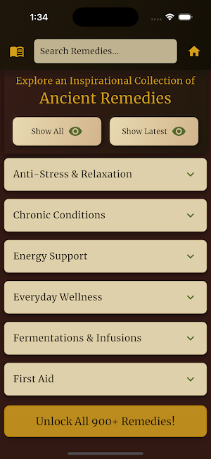Ancient Inspired Remedies Screenshot 0