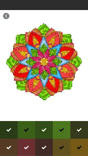 Super Mandala Coloring Book - Color By Number Screenshot 1