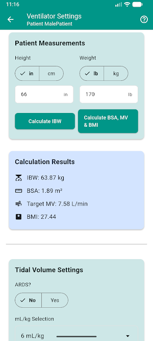 Respiratory Assistant Screenshot 1