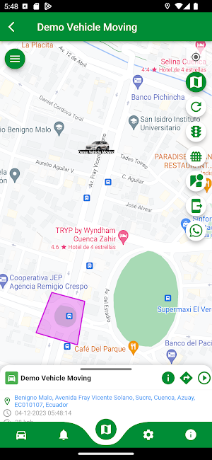Ceragric Databas GPS Screenshot 3