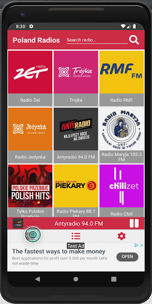Poland Radios Screenshot 2