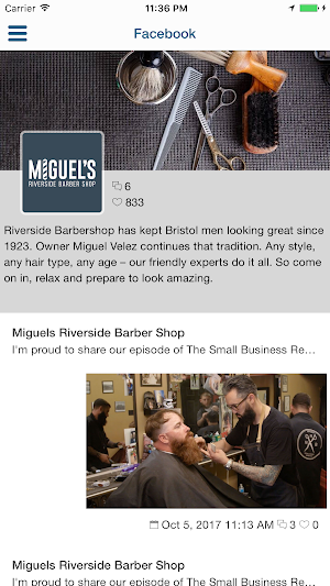 Miguel's Riverside Barbershop Screenshot 0