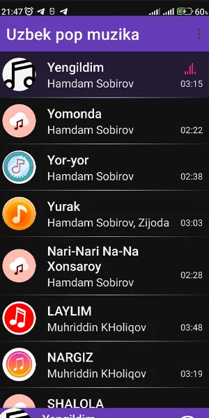 Uzbek pop muzika 5 Screenshot 1