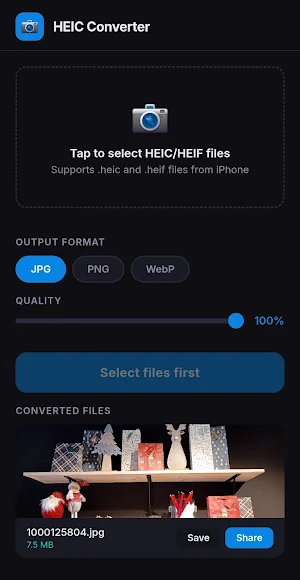 Heic Converter Heic to Jpg/Png Screenshot 3