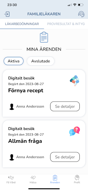 Familjeläkaren i Sverige Screenshot 2