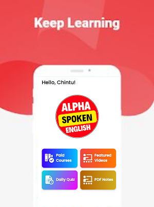 Alpha Spoken English app Screenshot 2