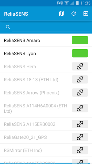 Eurotech ReliaSENS Screenshot 0