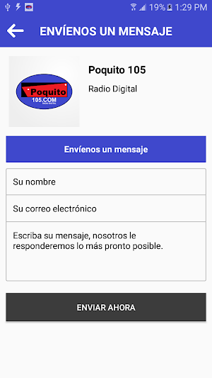 Poquito 105 - Radio Digital Screenshot 1