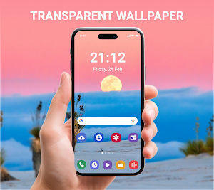 Transparent Wallpaper - Mirror Screenshot 0