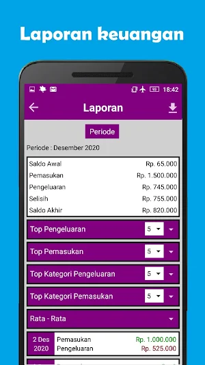 Catatan Keuangan Ku Screenshot 2