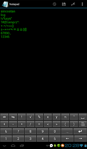 Mathematical keyboard A Screenshot 3