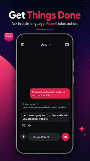 Reze AI - Mobile AI Agent Screenshot 1
