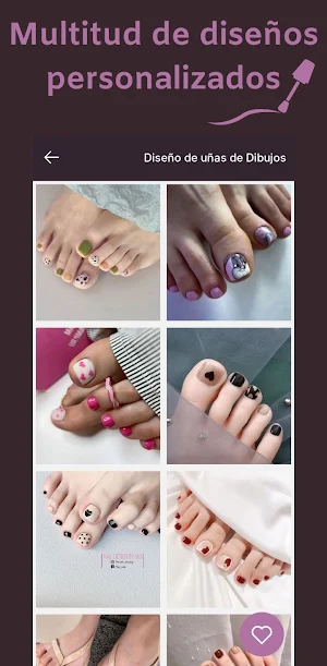 Ideas y diseños de pedicura Screenshot 2