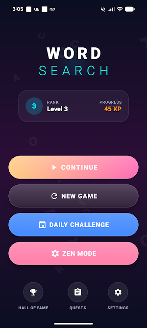 WordSearch Premium Word Puzzle Screenshot 0