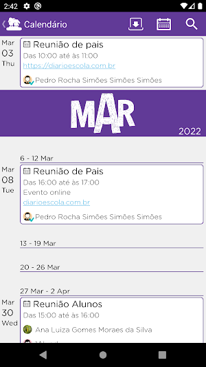 Primeira Infância Screenshot 2