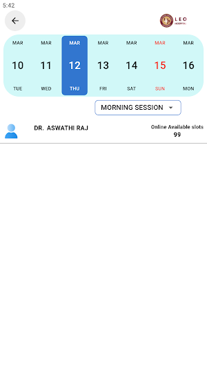 Leo Patient App Screenshot 2