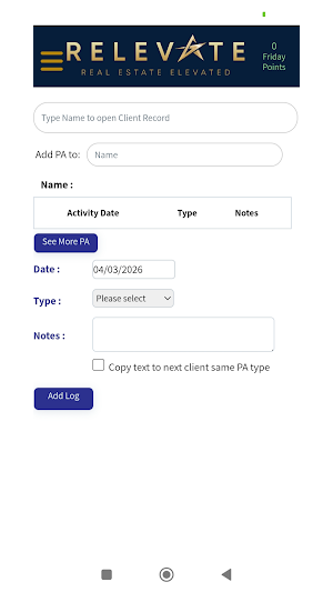 RelevateCRM Screenshot 2