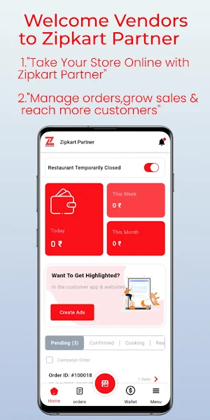 ZipKart Partner Store Screenshot 0