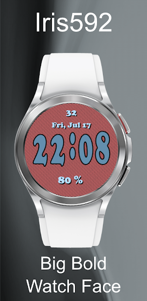 Iris592 Big Bold Digital Watch Screenshot 0