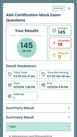 GoLearn Behavior Screenshot 3